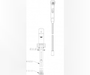 Гигиенический душ Bravat D91112CP-RUS