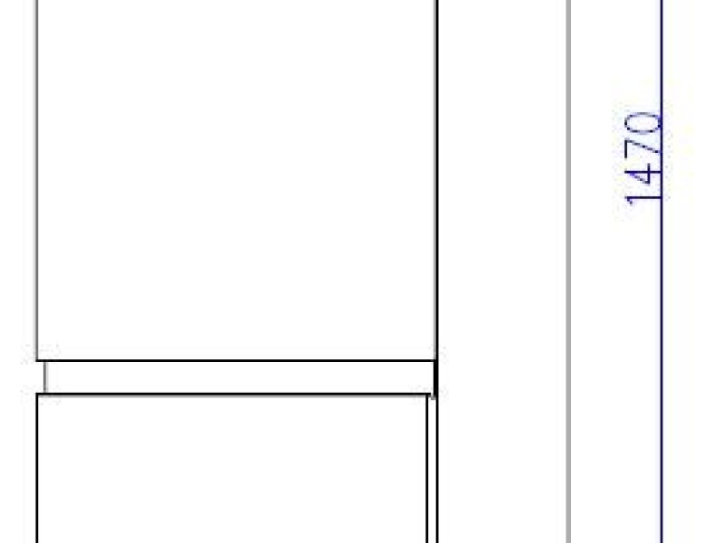 Колонна Jacob Delafon Madeleine EB2069G-J5, 35 см, блестящая белая, левая