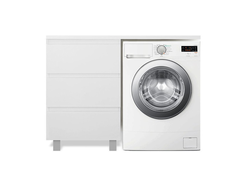 Тумба с раковиной Эстет Dallas Luxe 140 см, 3 ящика, левая/правая