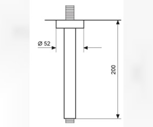 Кронштейн для душа Emmevi C00680OR, золото