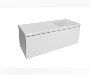 Тумба с раковиной Эстет Dallas Luxe 100 см, 1 ящик, левая /правая