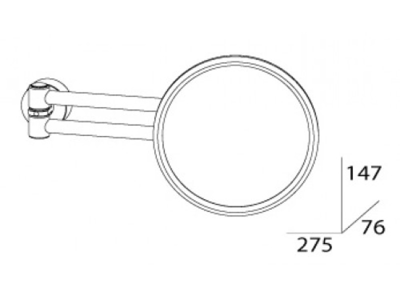 Косметическое зеркало FBS Nostalgy NOS 020