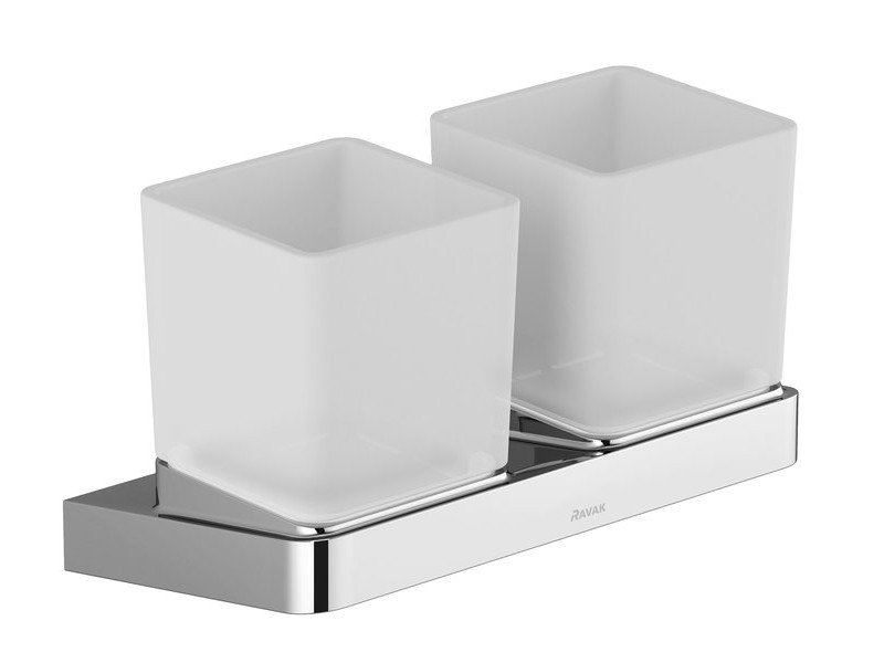 Держатель с двумя стаканами Ravak 10 TD 220.00, хром, X07P322