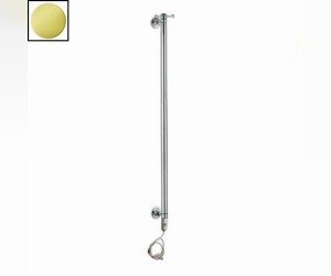 Полотенцесушитель электрический Margaroli Arcobaleno 616 616900GOC, высота 90 см, ширина 7.4 см, золото