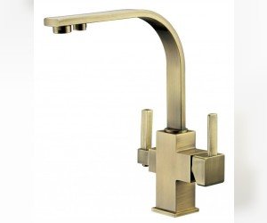 Смеситель Zorg Clean Water ZR 332 YF NICKEL для кухни под фильтр, цвет никель