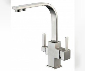 Смеситель Zorg Clean Water ZR 332 YF NICKEL для кухни под фильтр, цвет никель