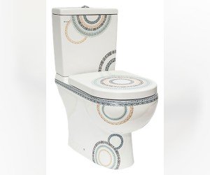 Напольный унитаз Della Globus Super Plus DE3110900144 крышка микролифт, винтаж