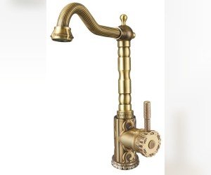 Смеситель Zorg Antic A 109K-BR для кухни, бронза