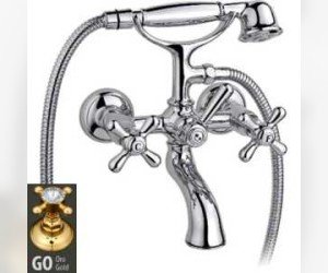 Смеситель Nicolazzi 2501GO Nuova Brenta для ванны, золото