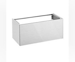 Тумба с раковиной Keuco Royal Reflex 34060 210000+34061 318001, фронт и корпус белый, 80*45*48,7 см