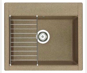 Мойка кухонная Акватон Делия 60, 1A715232LD270, 60.2 х 51.7 х 21.8 см, терракот