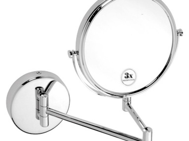 Косметическое зеркало Bemeta 112201512hrom 23 x 46.5 x 31 см, хром