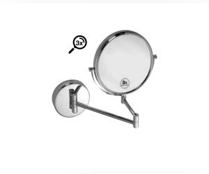 Косметическое зеркало Bemeta 112201512hrom 23 x 46.5 x 31 см, хром