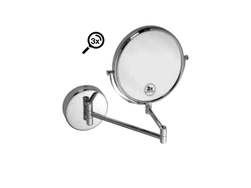 Косметическое зеркало Bemeta 112201512hrom 23 x 46.5 x 31 см, хром