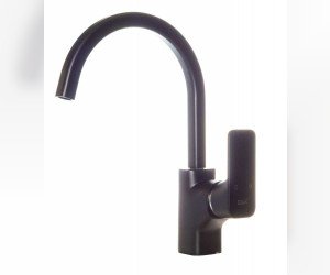 Смеситель D&K Berlin.Technische DA1432425 для кухонной мойки, высокий, черный матовый