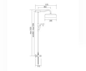 Душевая система Veragio Agatha VR.AGA-9940.CR, хром