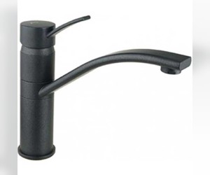 Смеситель Timo Berta 0303FN black для кухонной мойки, черный