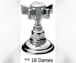 Смеситель Nicolazzi Dames Anglaises 1404DB18 для ванны и душа, темная бронза, ручки Dames Anglaises