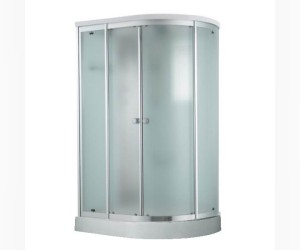 Душевая кабина Timo Comfort T-8802 P F L/R Fabric Glass, 120 x 85 см, стекло матовое, без электрики и гидромассажа