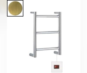 Полотенцесушитель электрический Margaroli Vento 510 510507OBC, высота 36.5 см, ширина 59 см, старая бронза