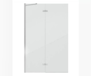 Шторка на ванну Bravat Alfa 100 x 150 см, стекло прозрачное, профиль хром, BG100.5212A