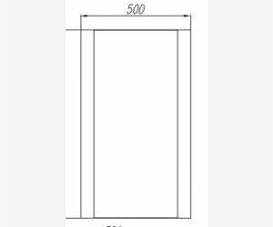 Зеркало Акватон Ария 50, белый (1A140102AA010)