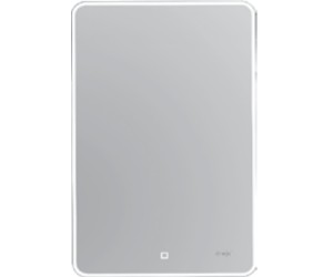 Зеркало Dreja Point 50 x 80 см, 99.9026, подвесное, c Led-подсветкой белое