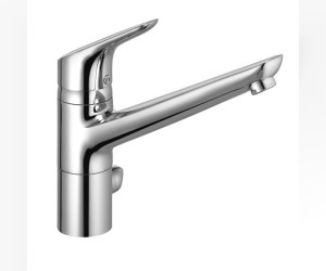 Смеситель Kludi Objekta 325770575 для кухонной мойки, с дополнительным краном для подключения стиральной или посудомоечной машины, для безнапорных водонагревателей