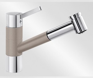 Смеситель Blanco Tivo-S 517619 хром / серый беж