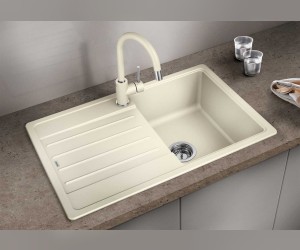 Мойка Blanco Legra 45 S, silgranit, цвет - жасмин, 78 x 50 x 19 см (522204)