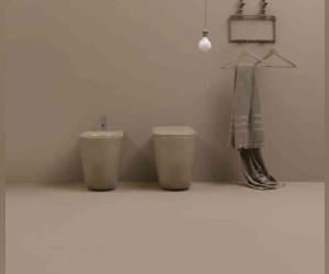 Приставной унитаз Kerasan Nolita 531881, безободковый