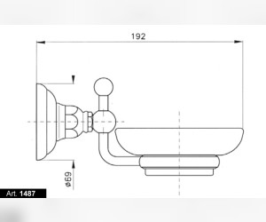 Мыльница Nicolazzi Classica 1487GO, золото