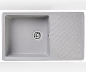 Кухонная мойка GranFest Quarz Z 53, 85.1 x 47.9 см, серый