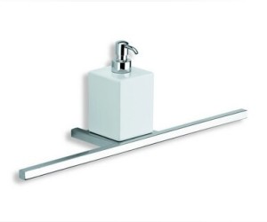 Полотенцедержатель двойной IBB Xoni XO90 cr с дозатором, 50 см, хром