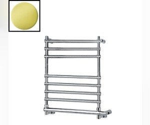 Полотенцесушитель электрический Margaroli Sole 564-8 ВОХ 5644708GONB, высота 70.2 см, ширина 57 см, золото