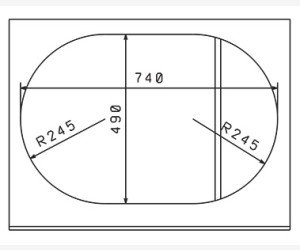 Мойка кухонная Florentina Родос 760 песочный
