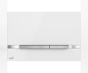 Клавиша смыва AlcaPlast Stripe, белый