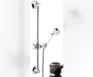 Душевой комплект Emmevi C02541NO, черный/золото