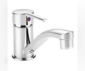 Смеситель Vidima Logik BA276AA для раковины без донного клапана, хром