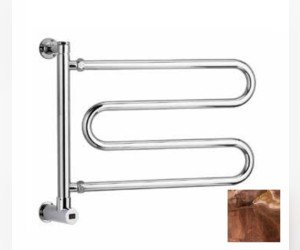 Полотенцесушитель электрический Margaroli Vento 510OBC Box, высота 48.5 см, ширина 60 см, старая бронза