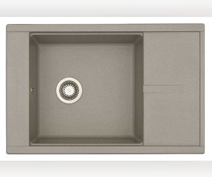 Мойка кухонная Акватон Делия 78, 1A715132DE250, 78 х 51 х 21.8 см, серый шелк