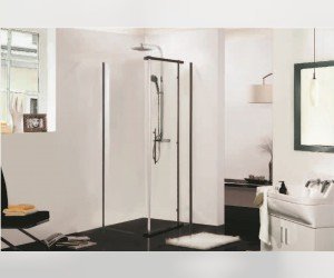 Душевой уголок Bravat Blackline BS090.3113A 90 x 90 x 195 см квадратная, черный