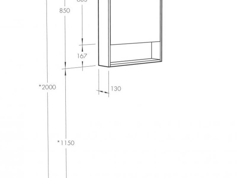 Зеркальный шкаф Акватон Сканди 55 см, 1A252102SDZ90, подвесной, белый/дуб рустикальный
