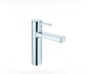 Смеситель Kludi Zenta 382650575 для раковины, с донным клапаном, высота излива 12 см