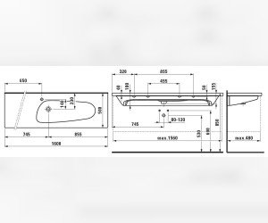Раковина Laufen Palomba 8.1480.8.000.104.1