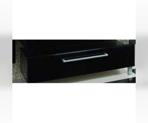 Комод с ящиком Акватон МАДРИД 100 М, 1A127903MA950, чёрный глянец