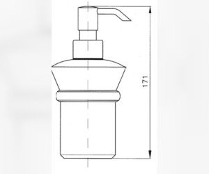Дозатор мыла Nicolazzi Classica C1489GO, золото