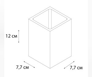 Стакан для зубных щеток Fixsen Blanco белый, FX-201-3
