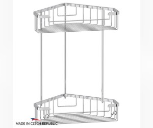 Полочка-решетка угловая 2-х ярусная FBS Ryna RYN 006 23/23 см