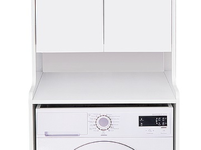 Шкафчик Акватон Лондри 65 см для стиральной машины, белый, 1A260503LH010